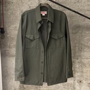 Filson Size S Jac-Shirt Green Vintage Military Shirt